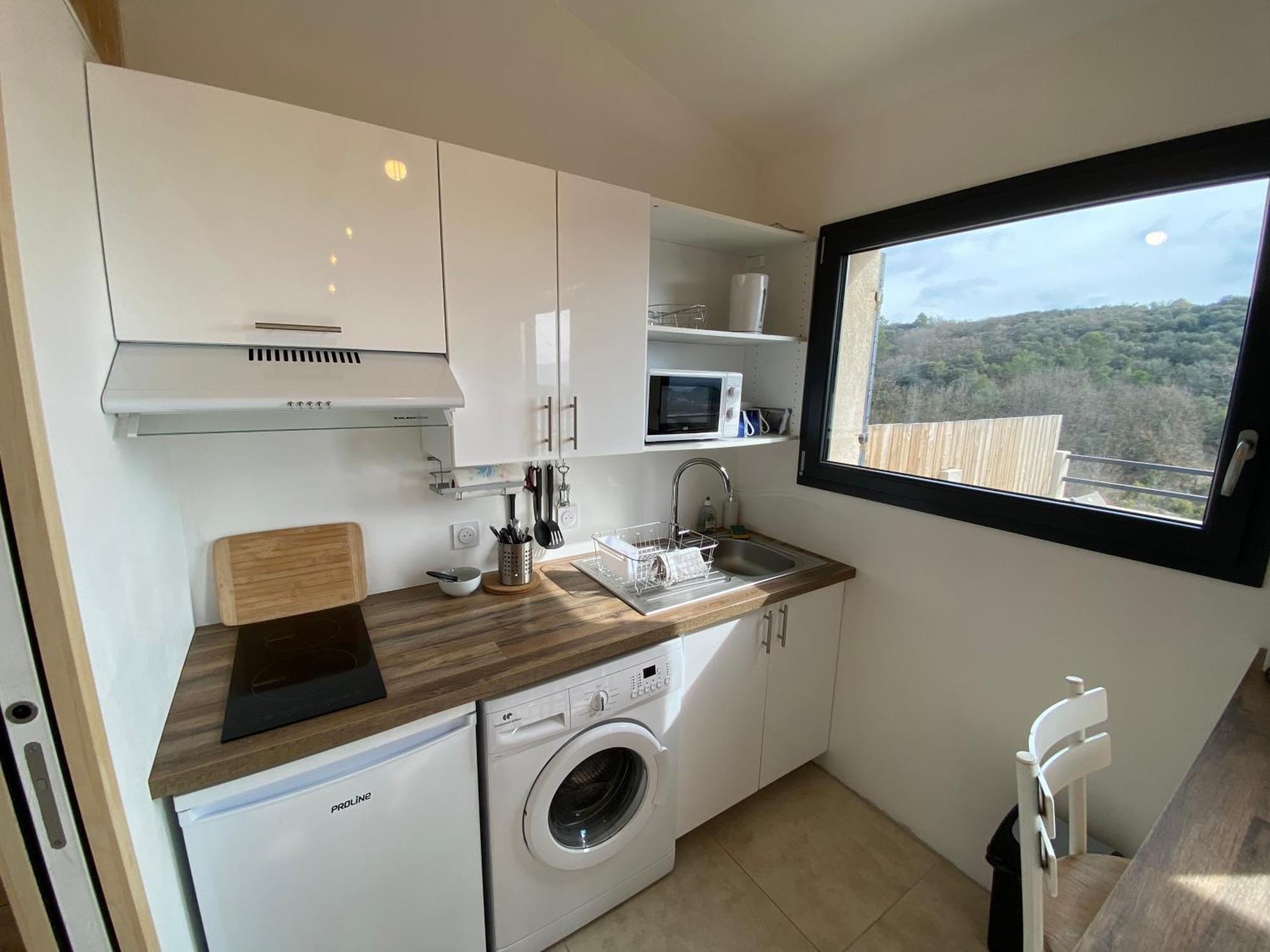 Studio Au Calme, Grande Terrasse Avec Vue Vallee Ginasservis Exteriör bild